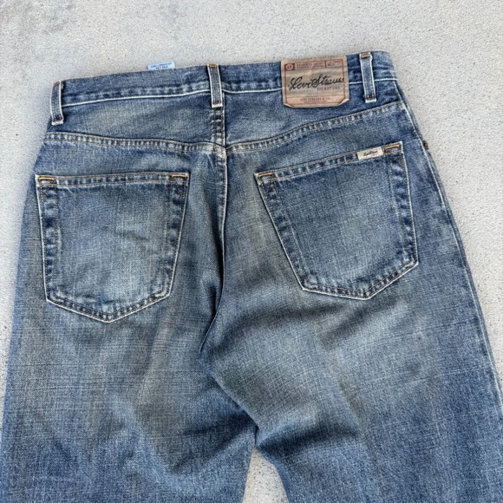 Men's Signature By Levi Strauss & Co. Straight Fit Cotton Denim‎ Jeans 32x32